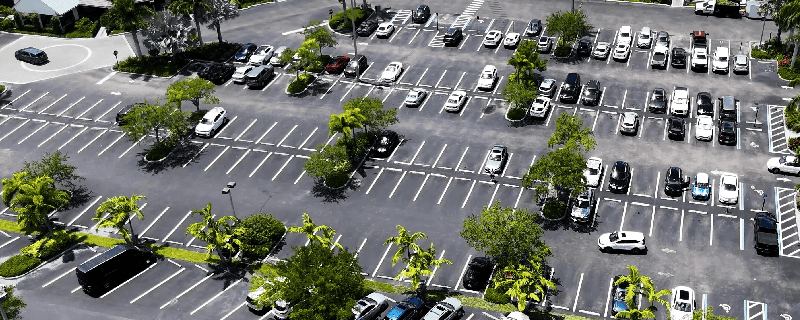 parking lot during the day